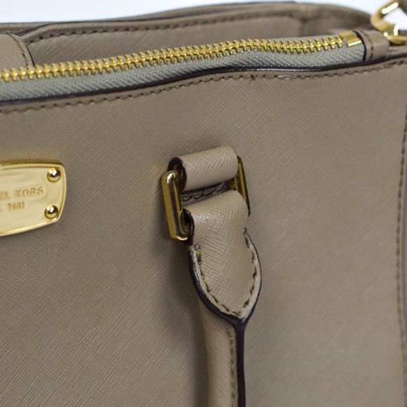 Michael Kors Leather Crossbody Purse Satchel - Picture 6 of 7